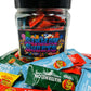 Simway Sweets Jar 590g - Jelly Belly Taffy Chews - Individually Wrapped American Sweets - Approximately 62 Pieces
