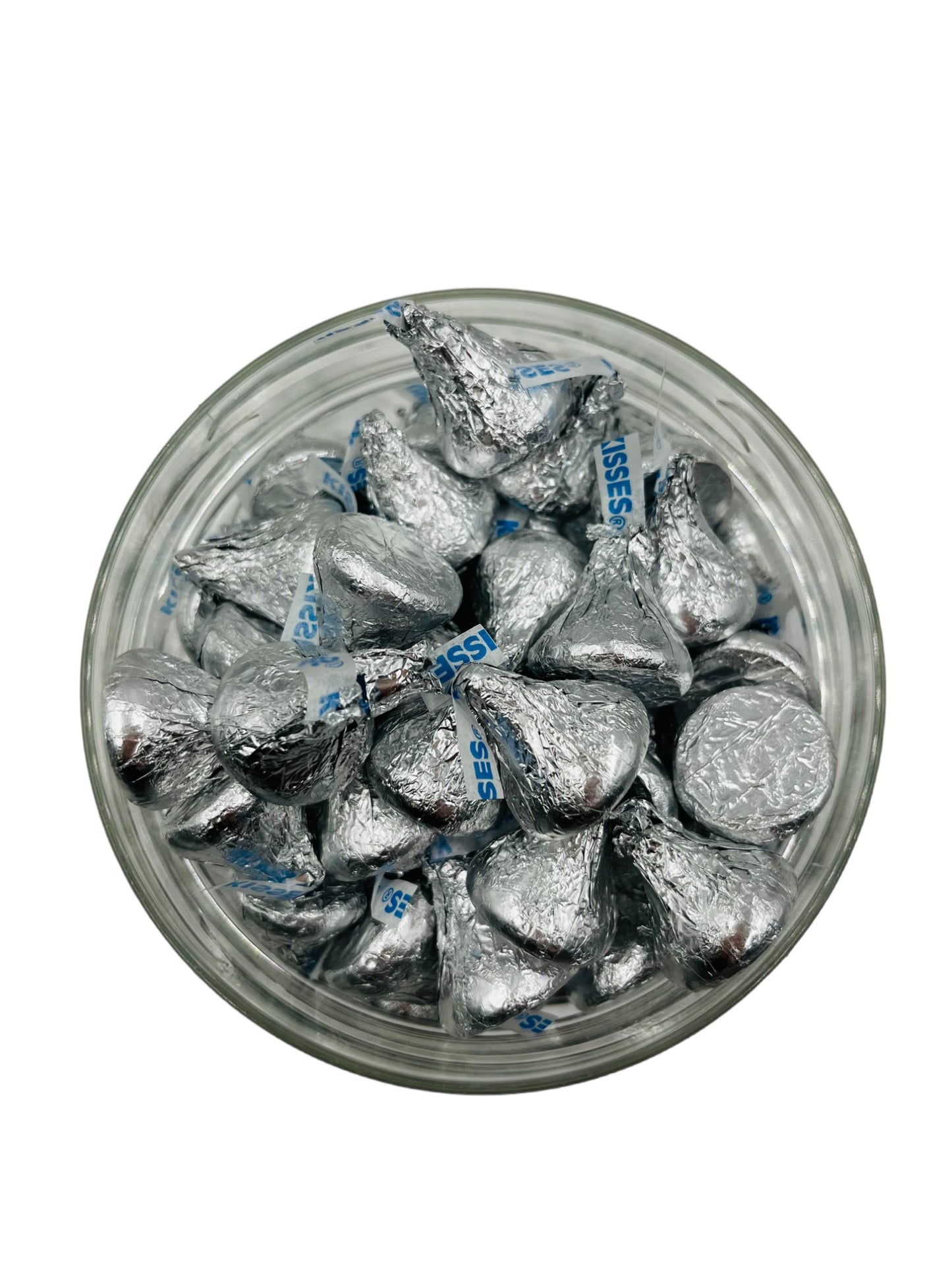 Simway Sweets Jar 780g - Hershey Kisses - Individually Wrapped American Chocolate - Approximately 164 Pieces