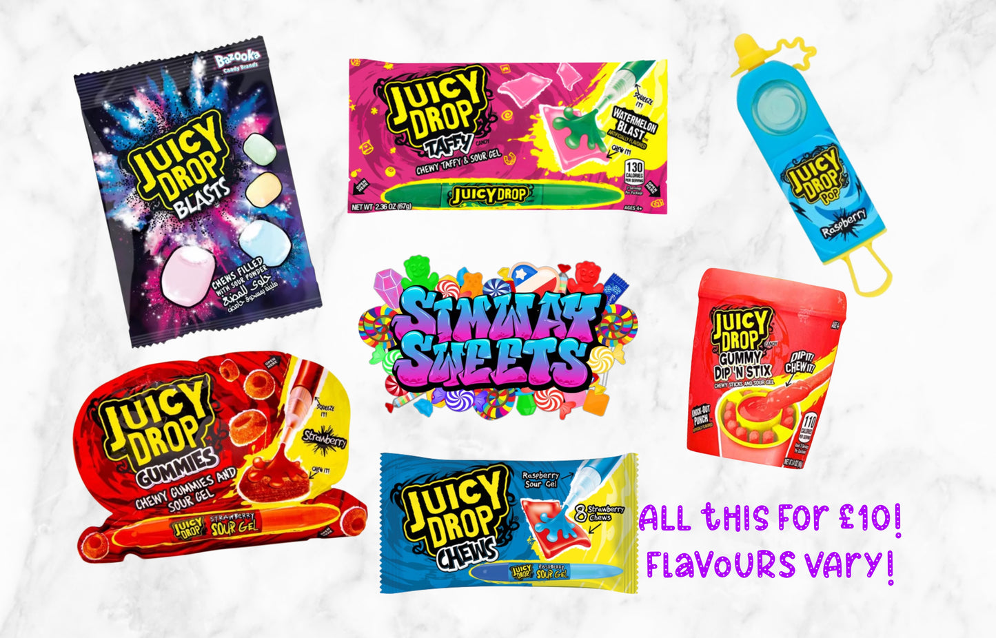 Juicy Drop Bundle - Flavours Vary
