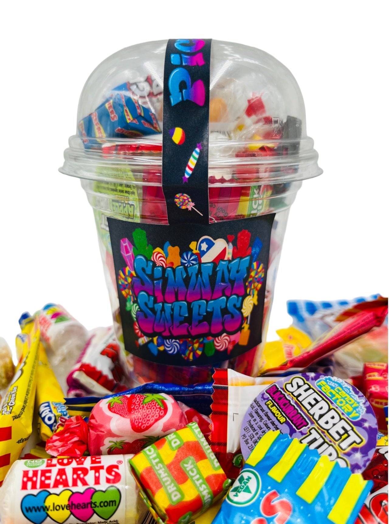 Wrapped Retro Sweet Cup