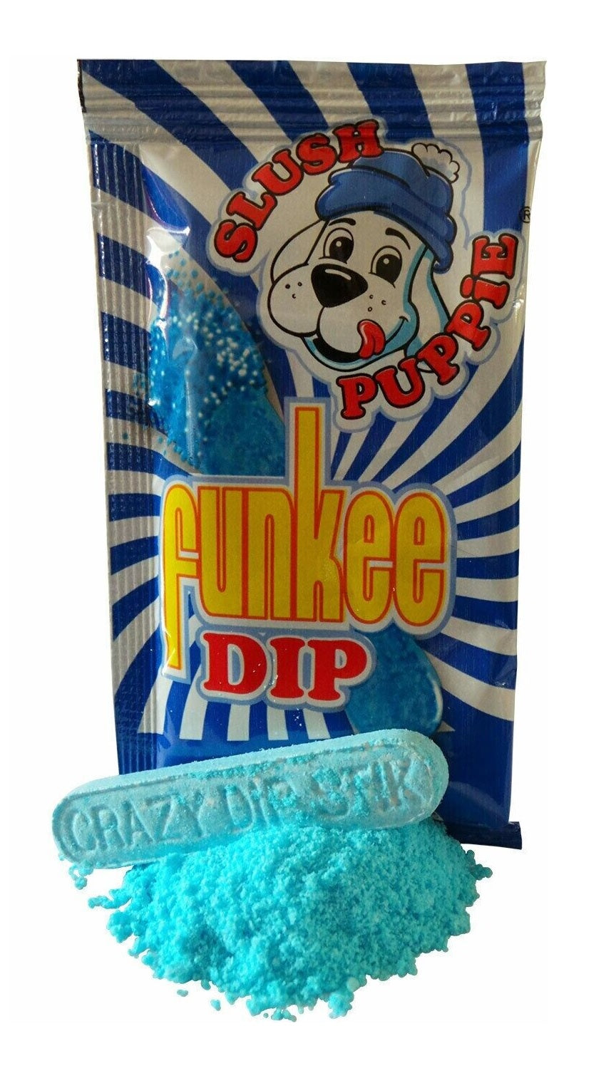 Slush Puppie Funkee Dip 15g Blue Raspberry Simway Sweets