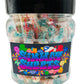 Simway Sweets Jar 555g - Smarties Tropical Rolls - Individually Wrapped American Sweets - Approximately 64 Pieces