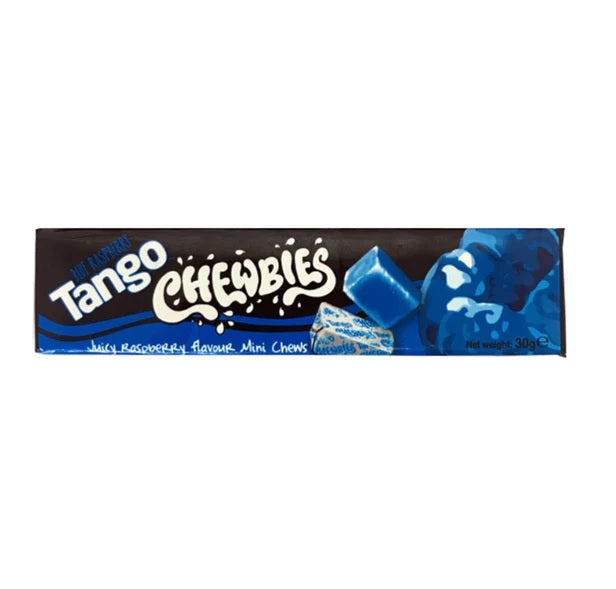 Blue Raspberry Tango Chewbies - 30g – Simway Sweets
