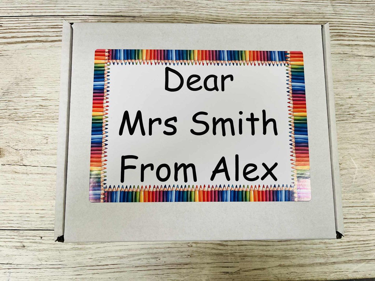 Teacher Thank You Gift For Him Or Her Filled With Sweets - brought to you by Simway Sweets!
