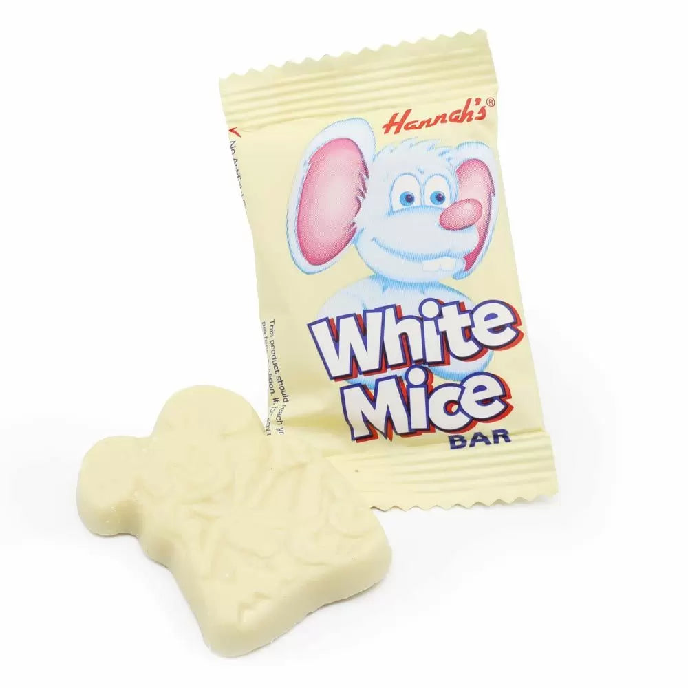 Hannah's White Chocolate Mice Bar 14g