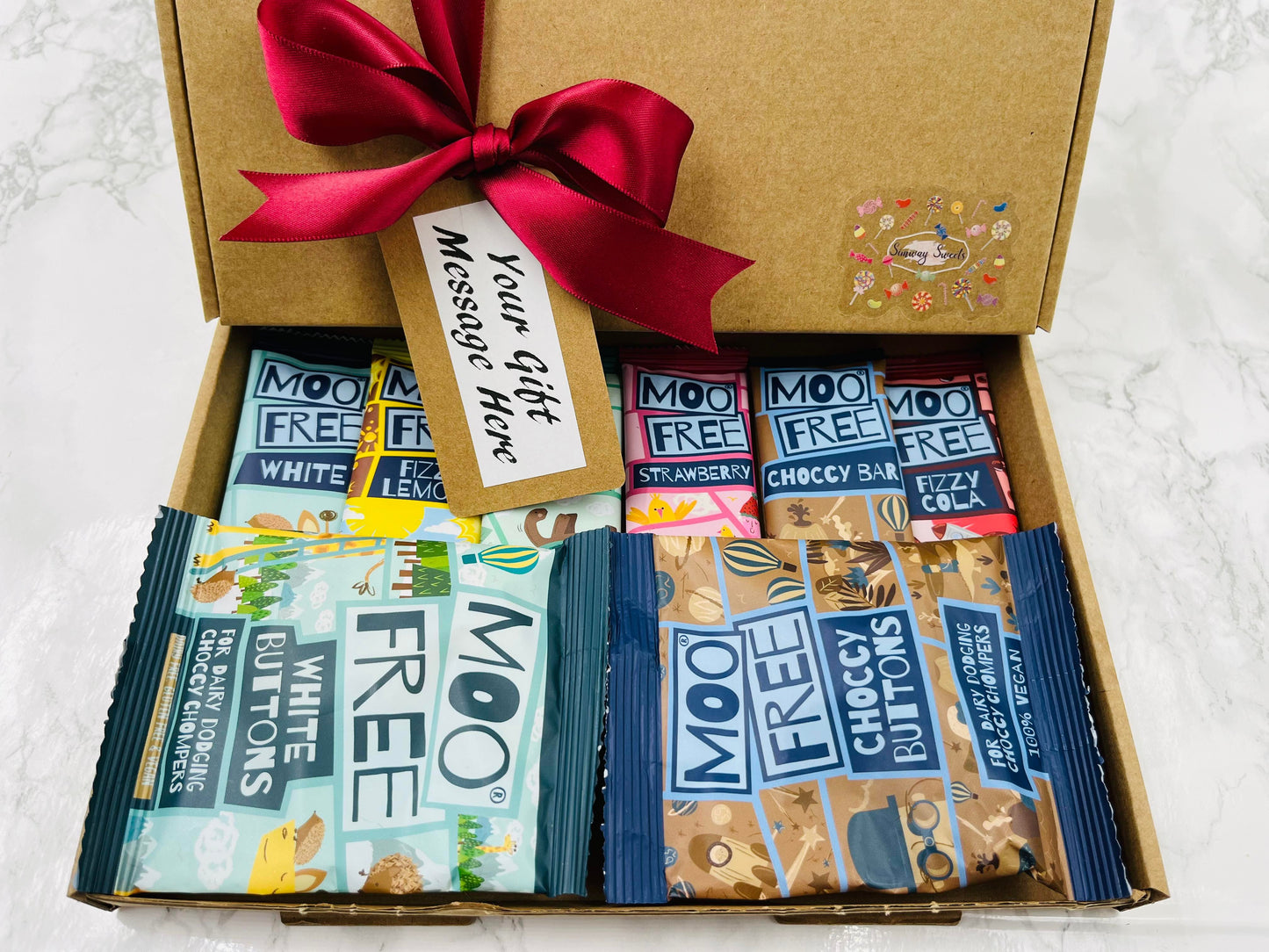 Moo Free Chocolate Gift - Vegan Friendly, Gluten , Dairy & Soya Free