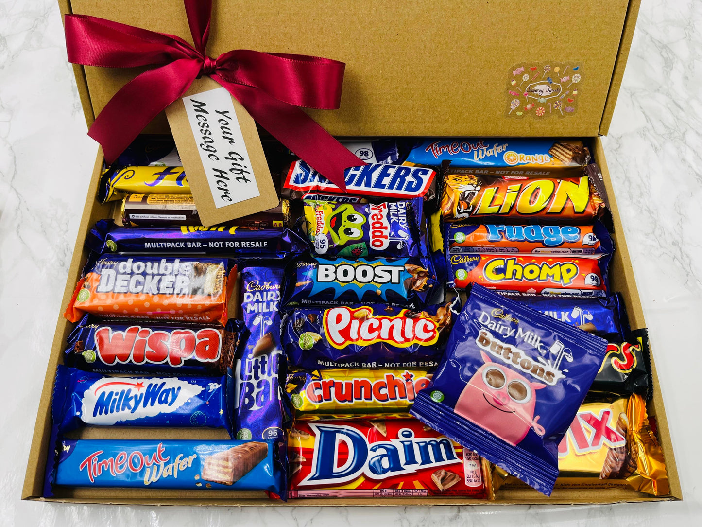 Chocolate Gift Box Containing 24 Small Bars