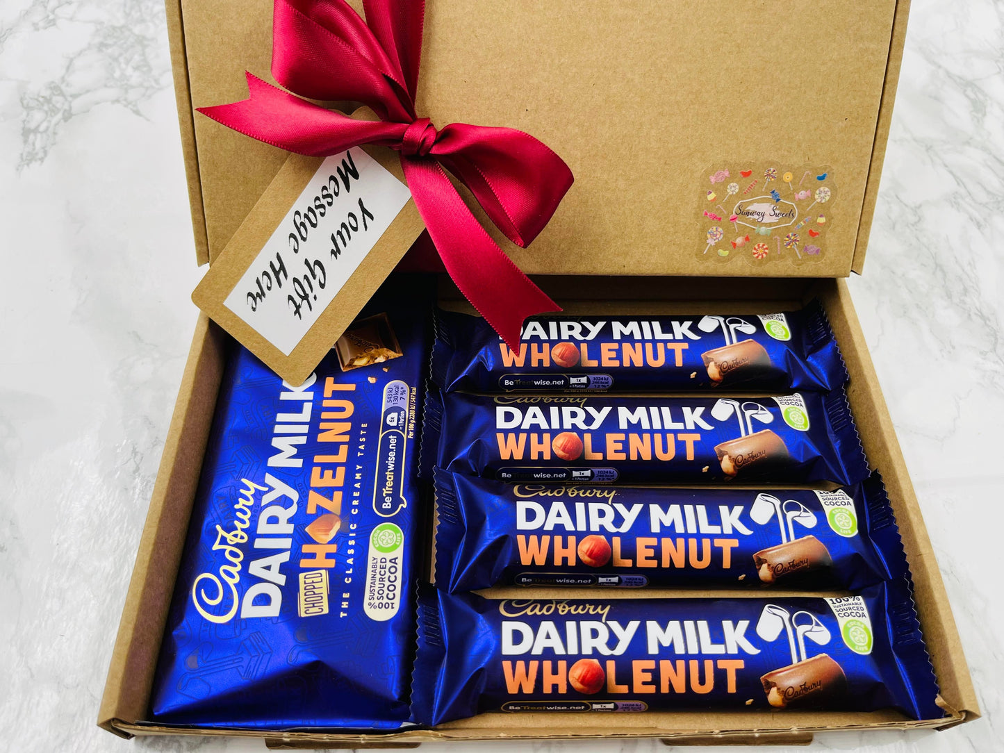Cadbury Whole Nut & Hazlenut Chocolate Gift Box