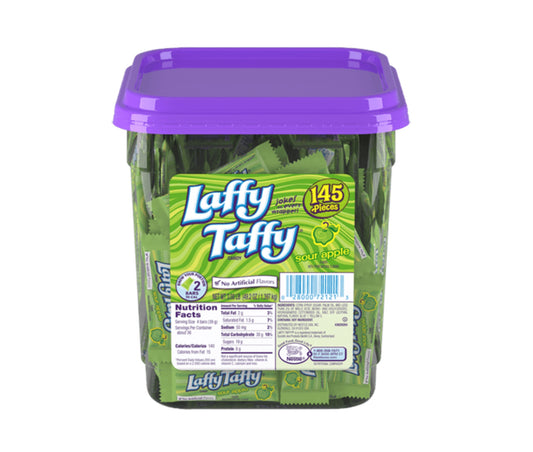 Laffy Taffy Sour Apple Mini’s 145 Pieces Tub