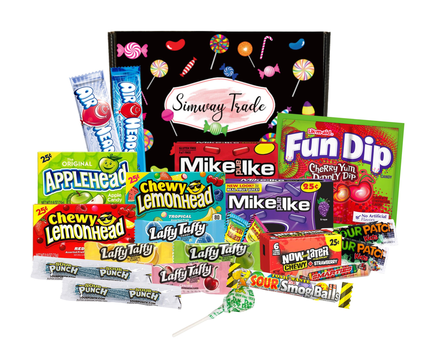 American Sweets Gift Box USA Candy Hamper 20 Items
