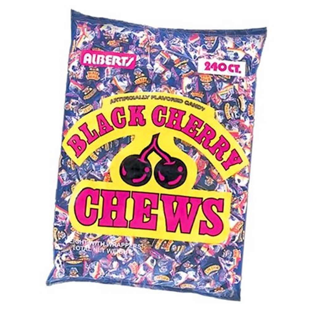 Alberts Chews -Black Cherry (240 Pieces)