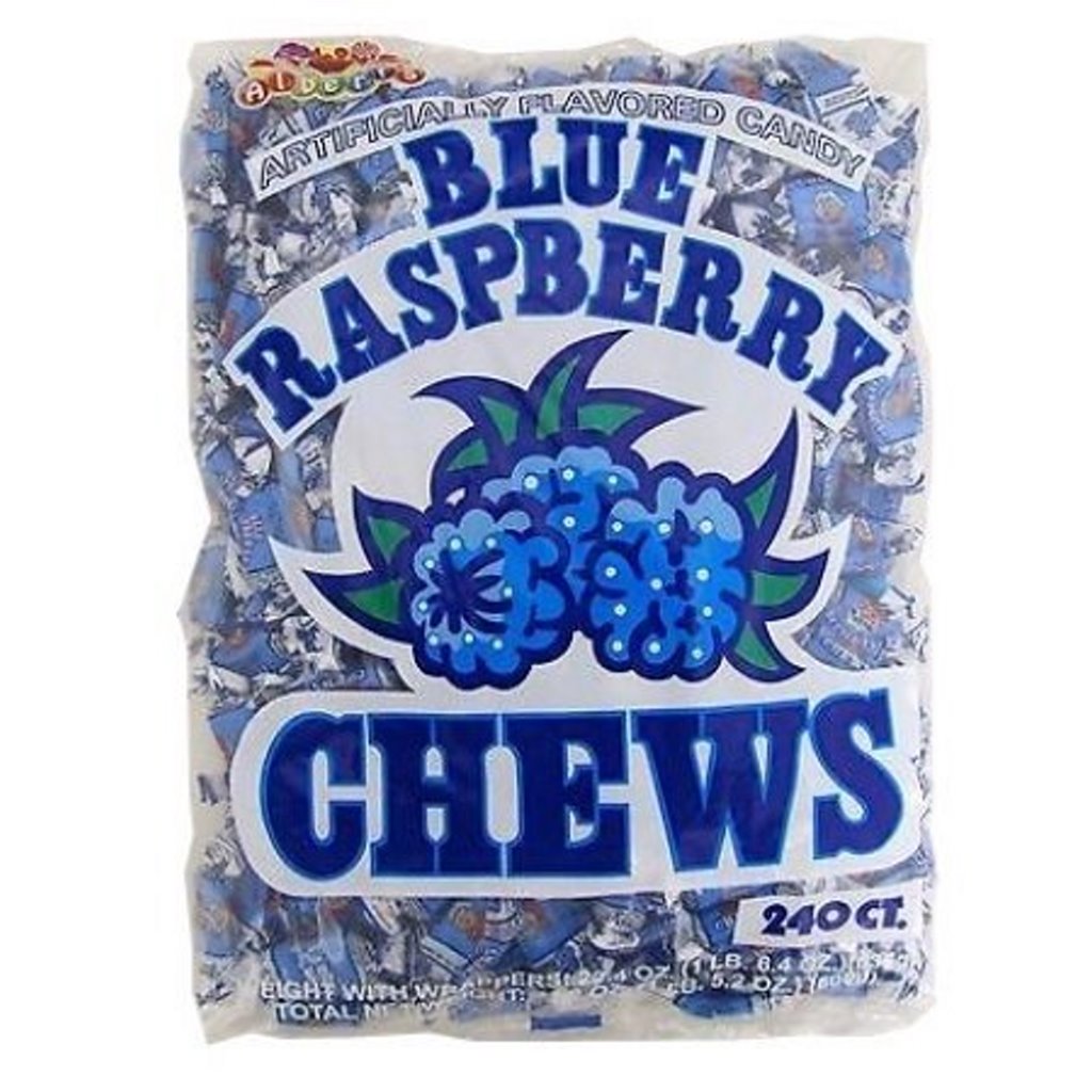 Alberts Chews - Blue Raspberry (240 Pieces)