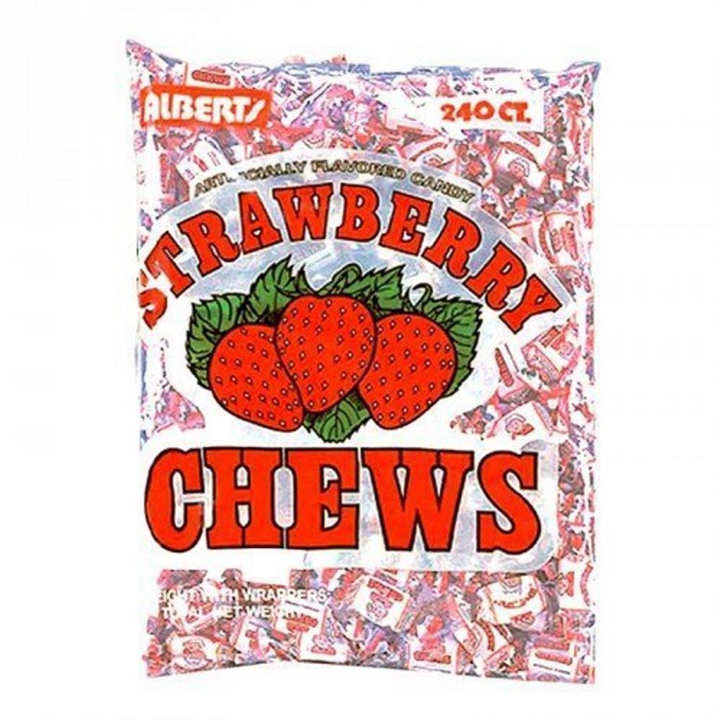 Alberts Chews - Strawberry (240 Pieces)