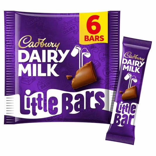 Dairy Milk Little Bars 6 Pack (108g)