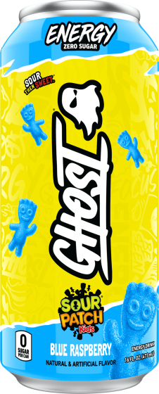 GHOST ENERGY SOUR PATCH KIDS BLUE RASPBERRY 473ML