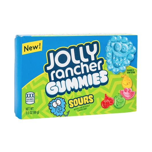 Jolly Rancher Gummies Sours Theatre Box 99g - BEST BEFORE 10-2022