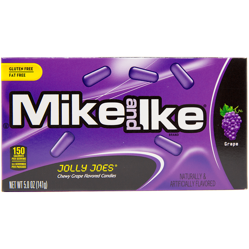 Mike & Ike Jolly Joe’s (Grape) 141g BEST BEFORE 09/2022