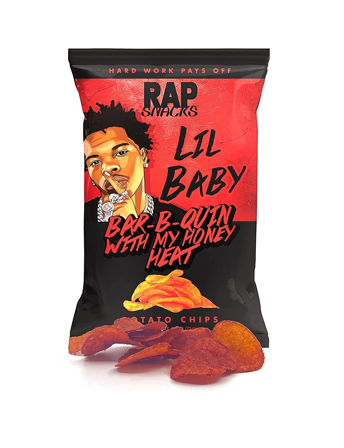 Rap Snacks Lil Baby Bar-B-Quin with my Honey Heat - 71g