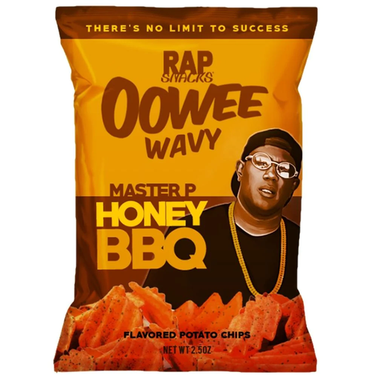 Rap Snacks Oowee Wavy Master P Honey BBQ - 71g