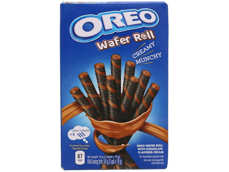 Oreo Wafer Roll Chocolate - 3x Go-Pack!