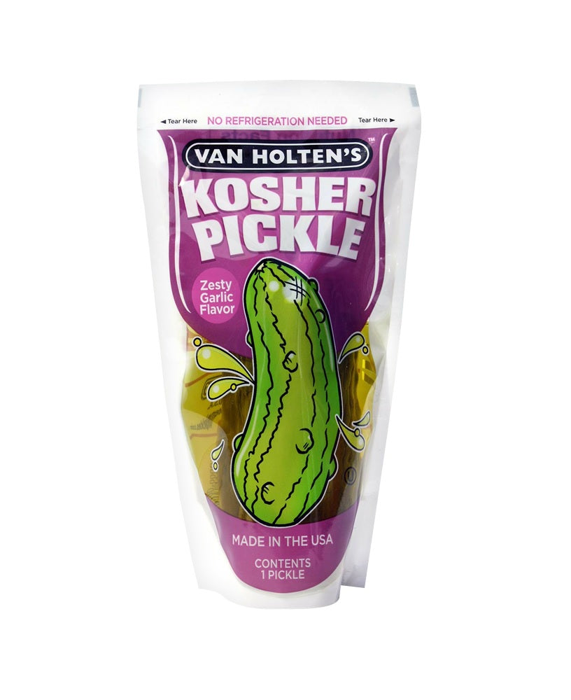 Van Holten's - Jumbo Kosher Garlic Pickle In-a-Pouch