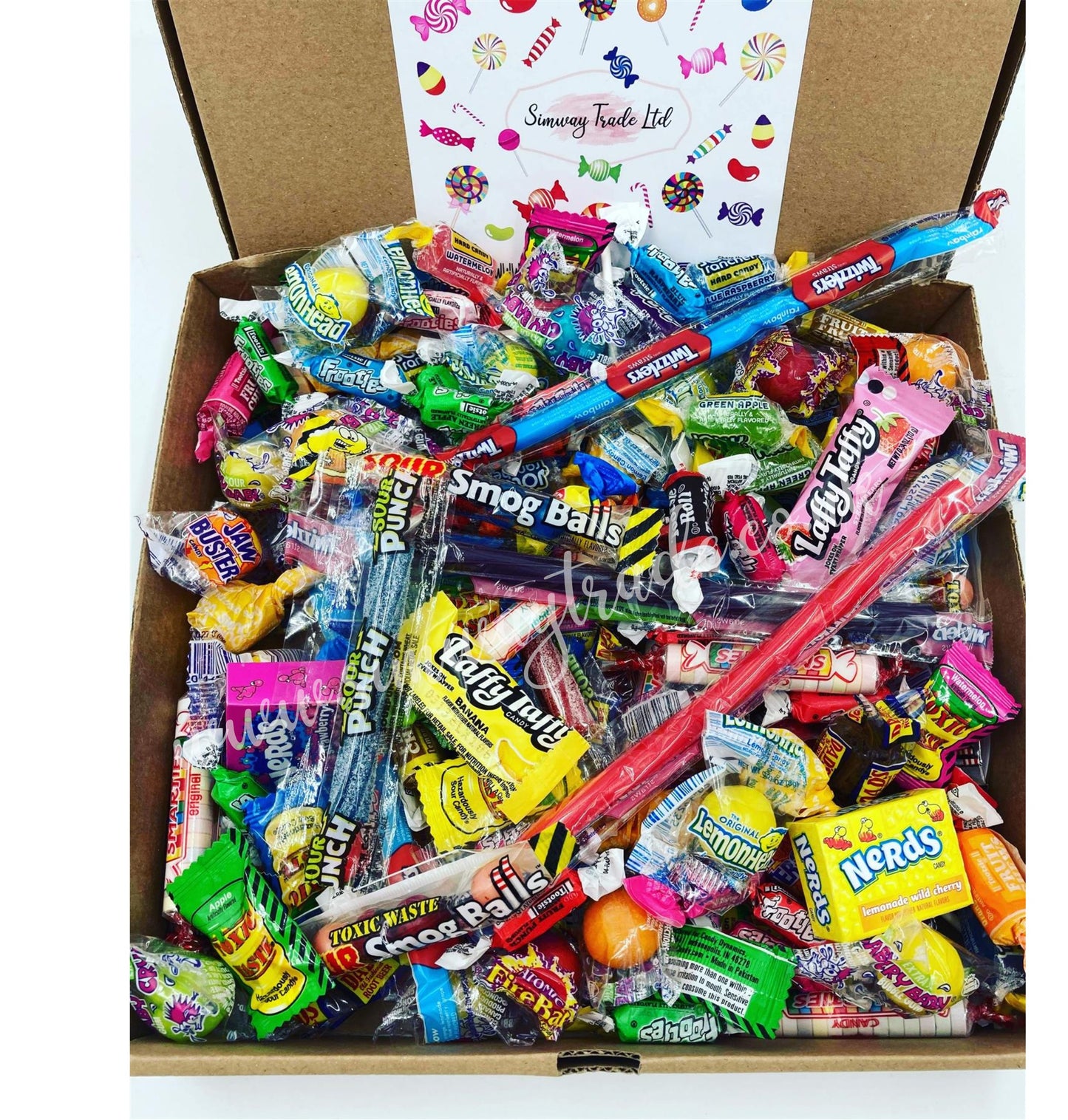 American Sweet Box Candy Hamper 150 Piece Large Gift