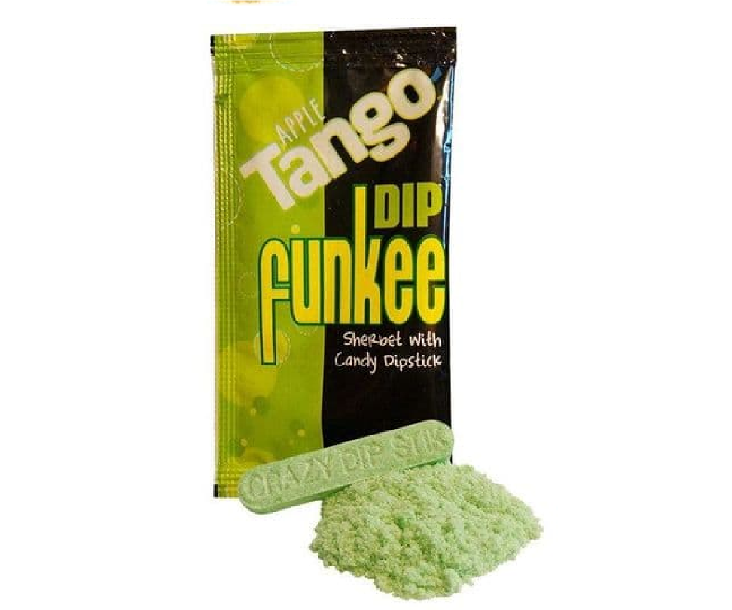 Tango Funkee Dip Sherbert with Candy Dipstick - 15g Apple