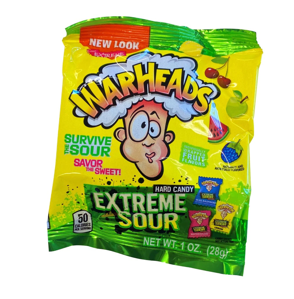 Warheads Extreme Sour 28g (1oz) Bag