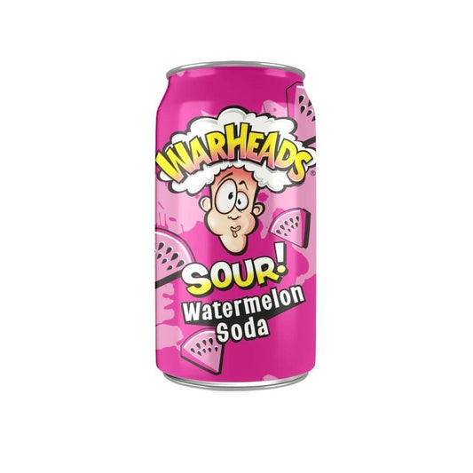 WARHEADS SOUR WATERMELON SODA 355ML